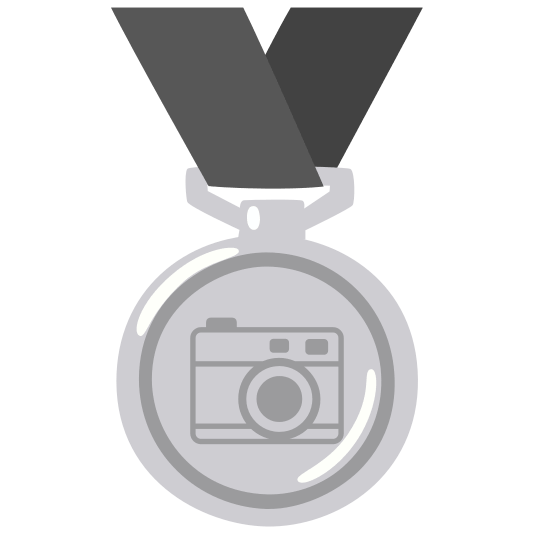 second place medal camera