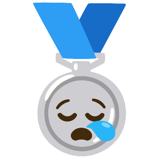 second place medal sleepy