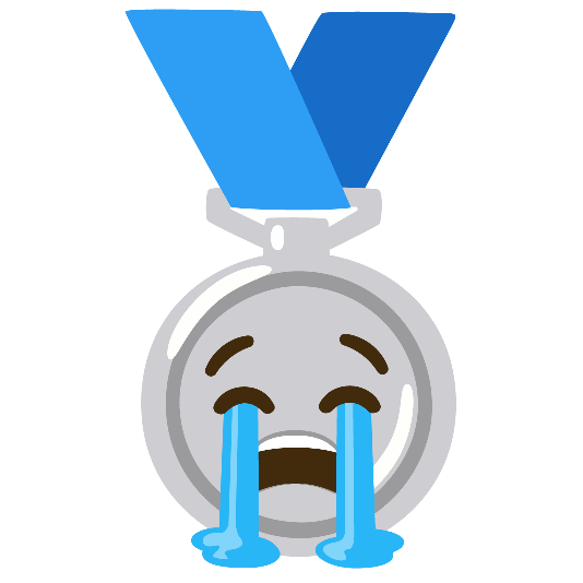 second place medal sob