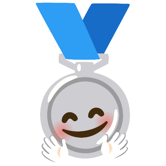 second place medal hugging face