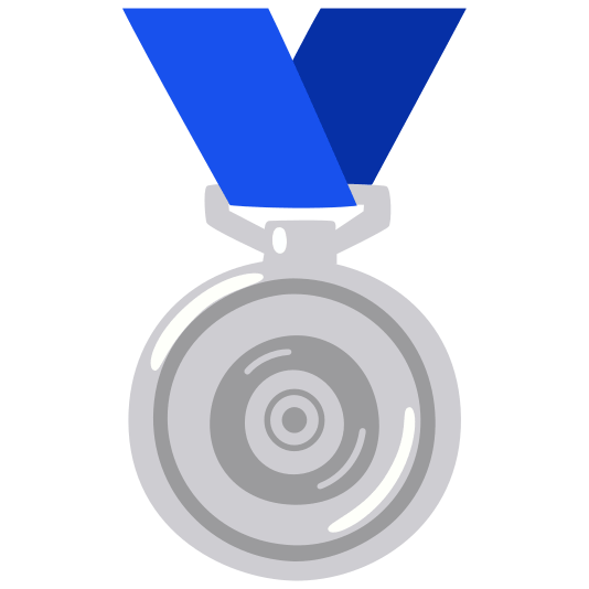 second place medal nazar amulet