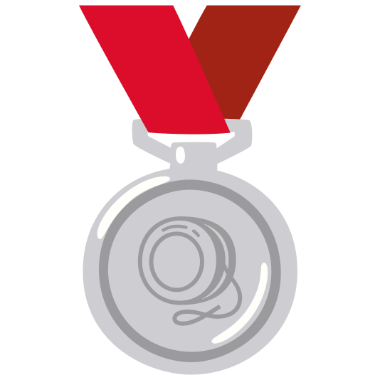 second place medal yo yo