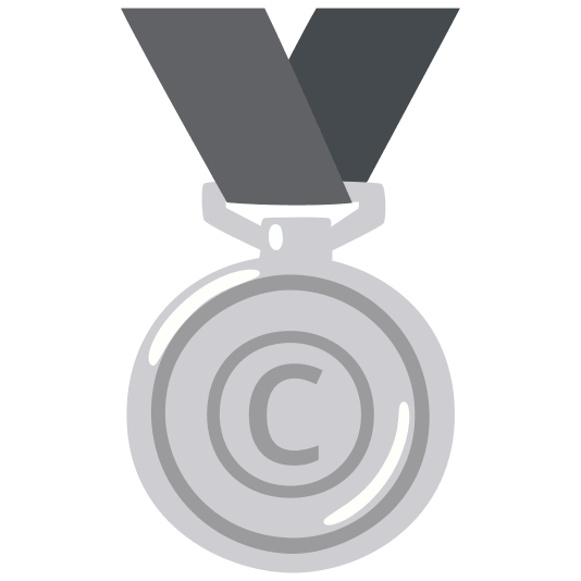 second place medal copyright