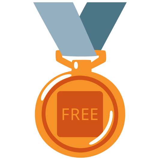 third place medal free