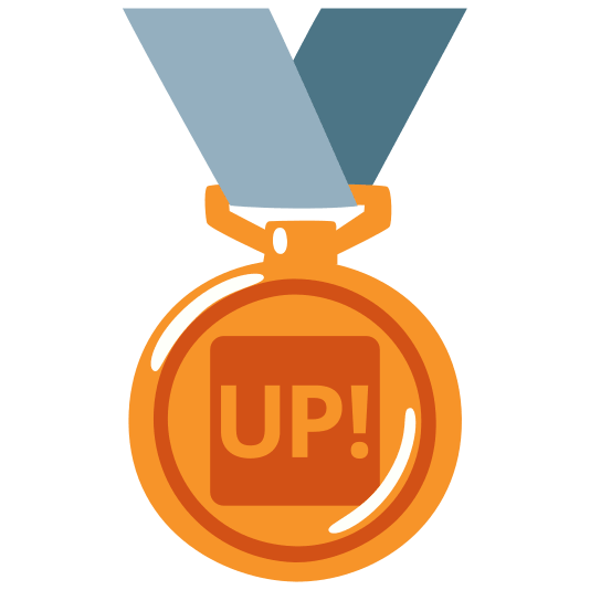 third place medal up