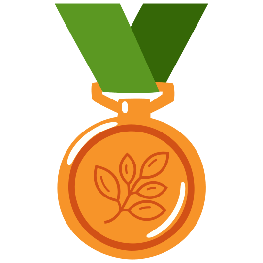 third place medal herb