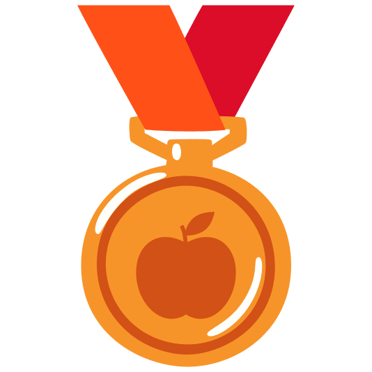 third place medal apple