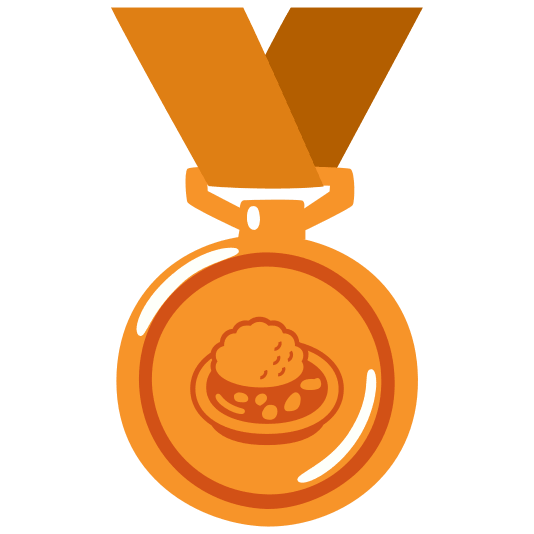 third place medal curry