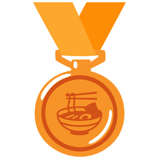 third place medal ramen