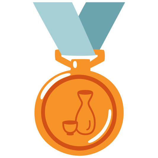 third place medal sake
