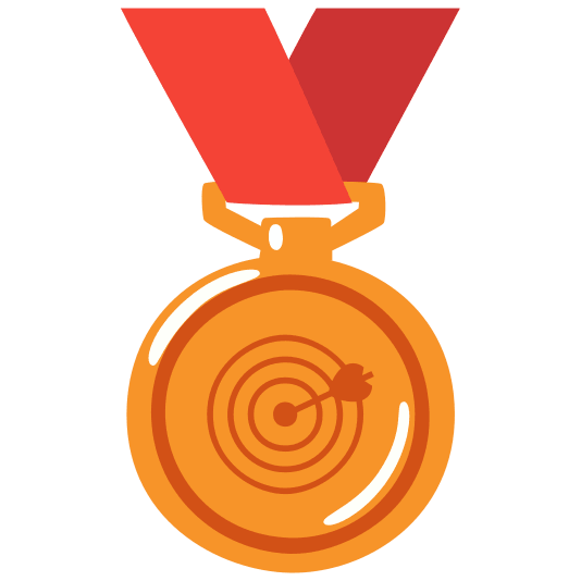 third place medal dart