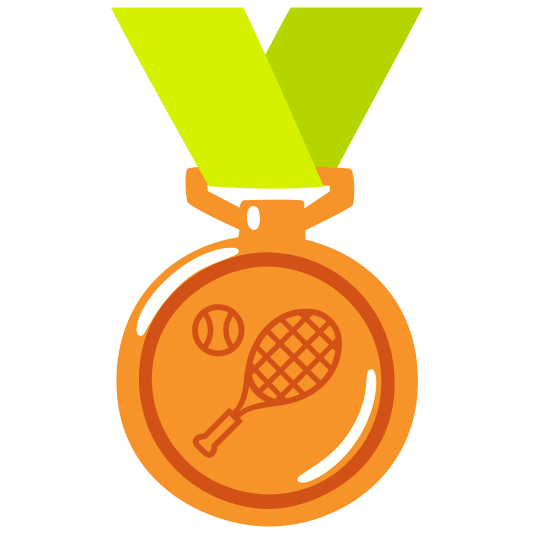 third place medal tennis