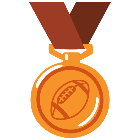 third place medal football