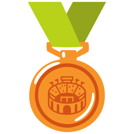 third place medal stadium