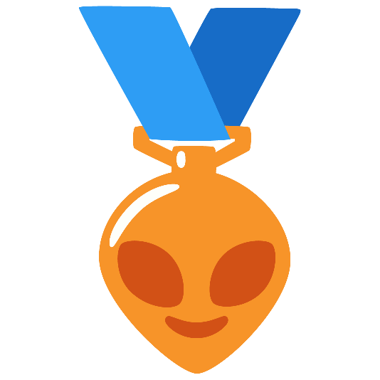 third place medal alien