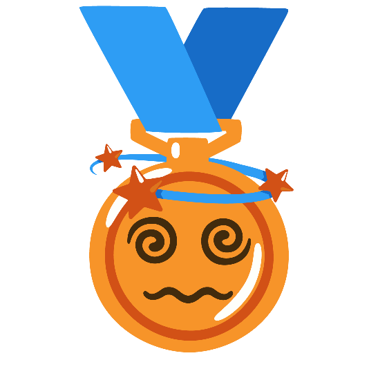 third place medal dizzy