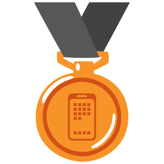 third place medal iphone