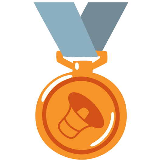 third place medal speaker