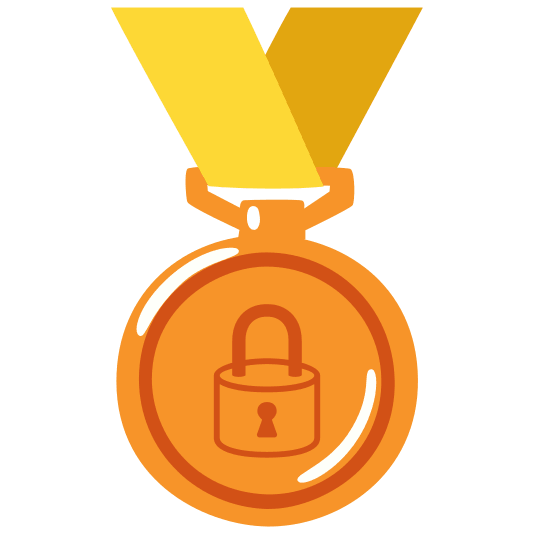 third place medal lock