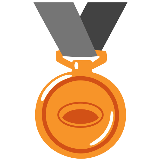 third place medal hole