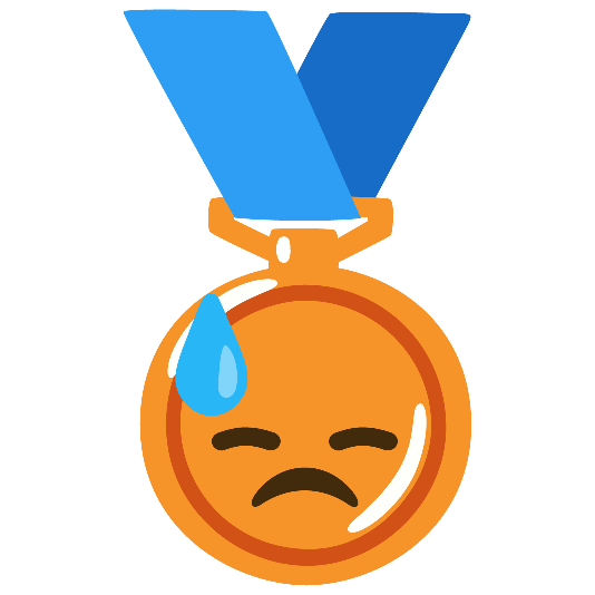 third place medal sweat