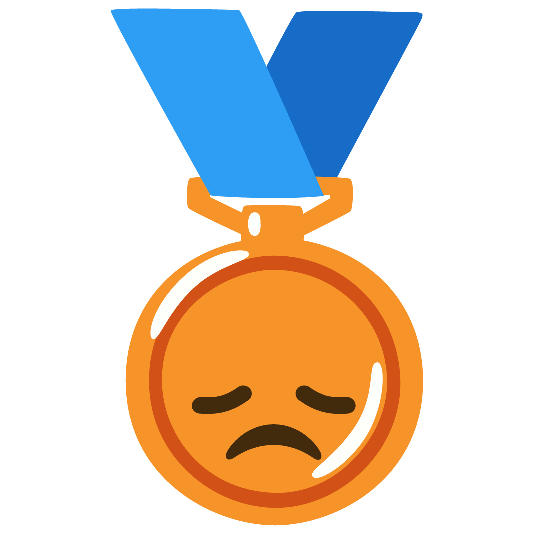 third place medal disappointed