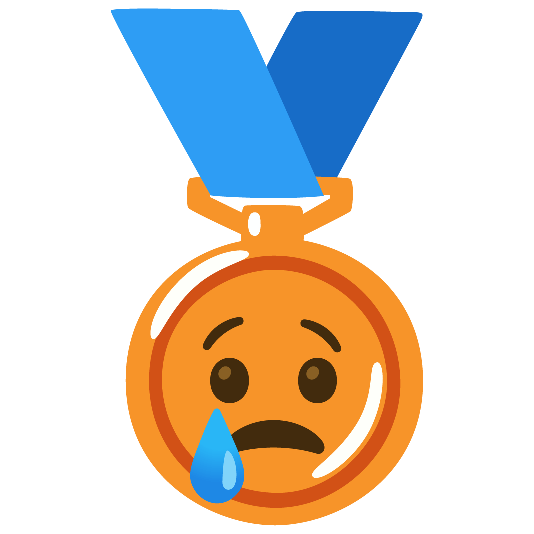 third place medal cry