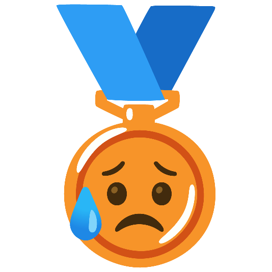 third place medal disappointed relieved