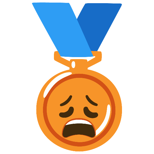 third place medal weary