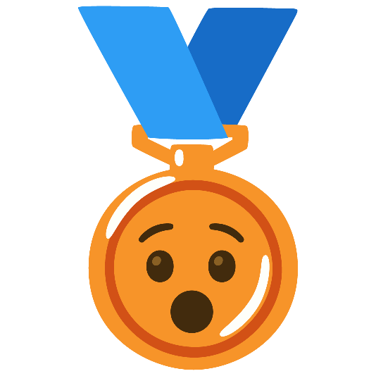 third place medal hushed