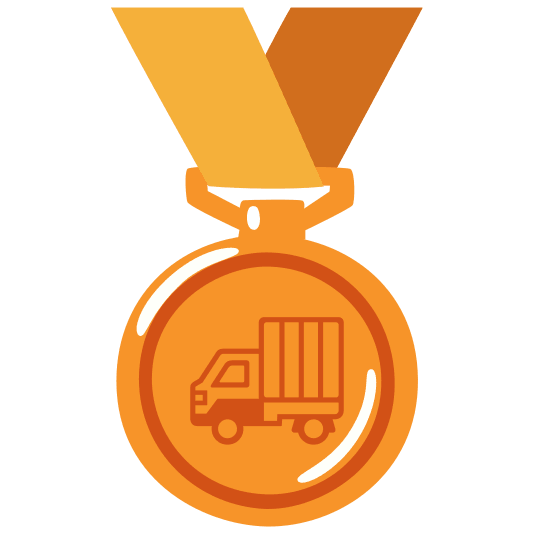third place medal truck