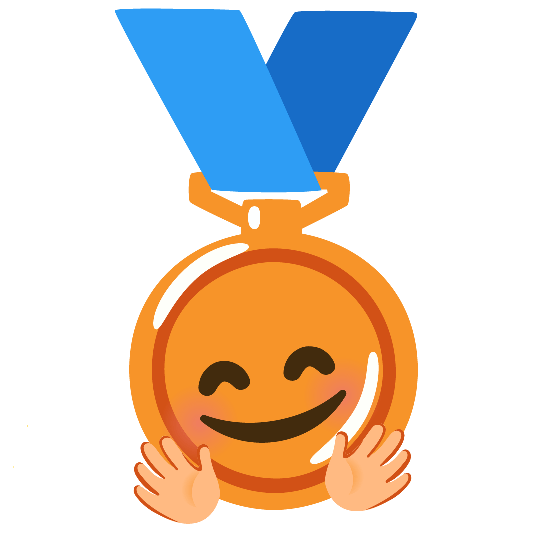 third place medal hugging face