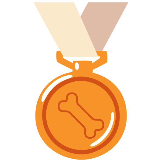 third place medal bone