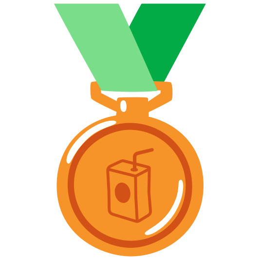 third place medal beverage box