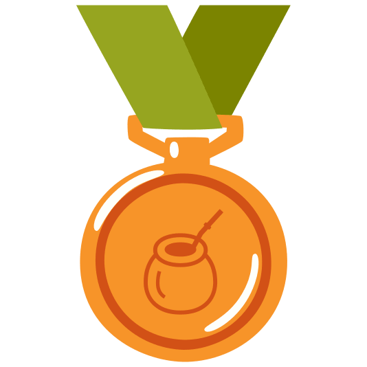 third place medal mate drink