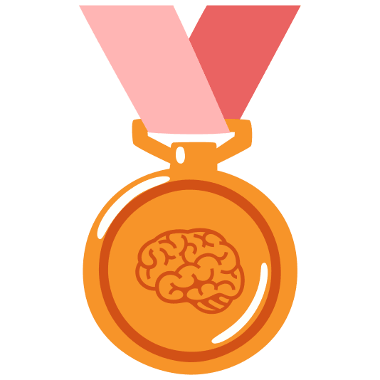 third place medal brain