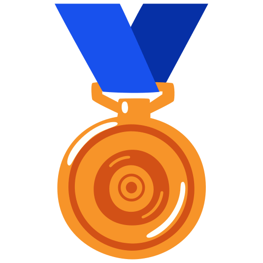third place medal nazar amulet