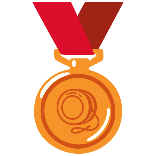 third place medal yo yo