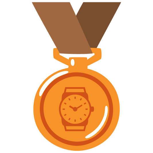 third place medal watch