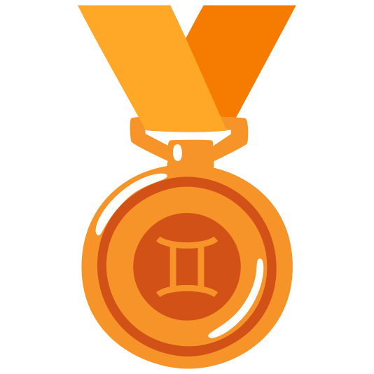 third place medal gemini