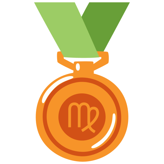 third place medal virgo