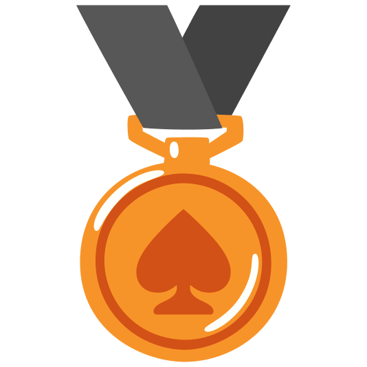 third place medal spades