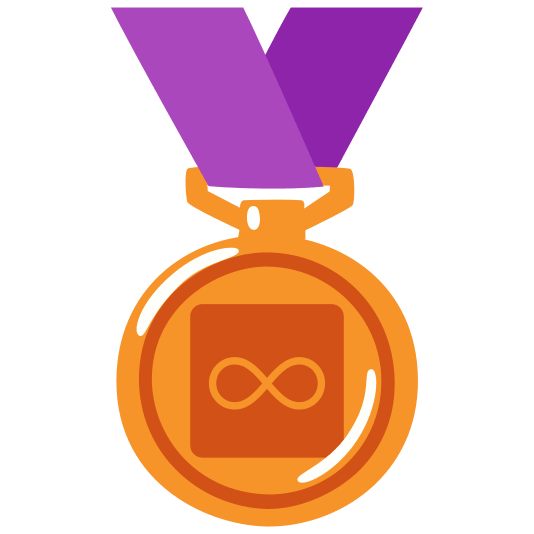 third place medal infinity