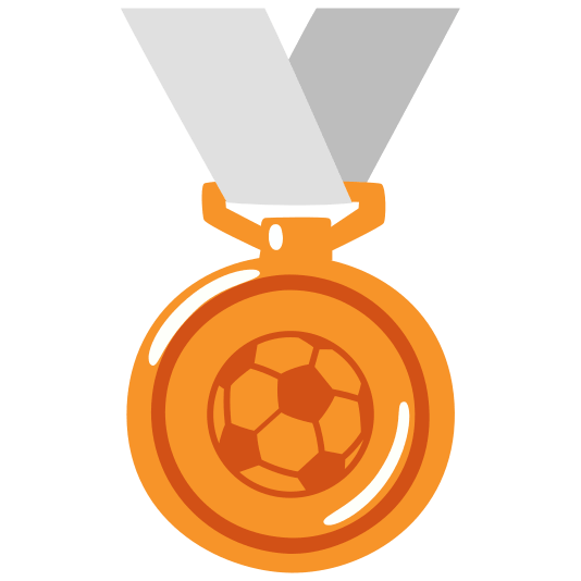third place medal soccer