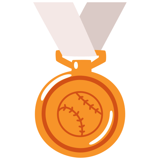 third place medal baseball