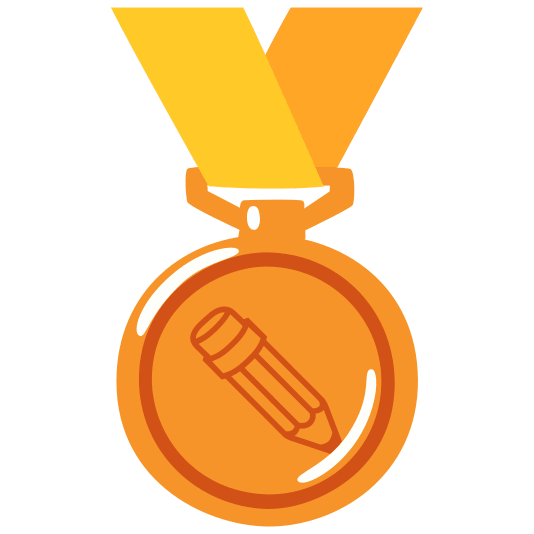 third place medal pencil2