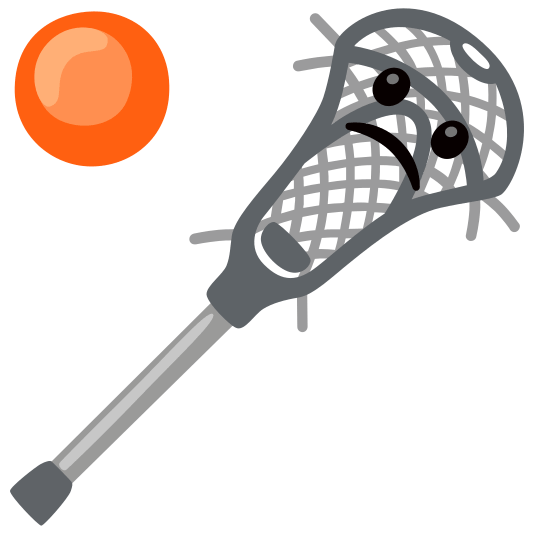 lacrosse slightly frowning face