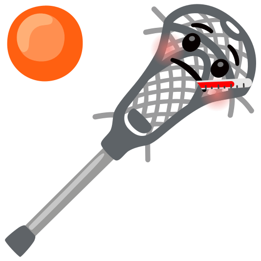 lacrosse face with thermometer