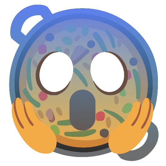 shallow pan of food scream