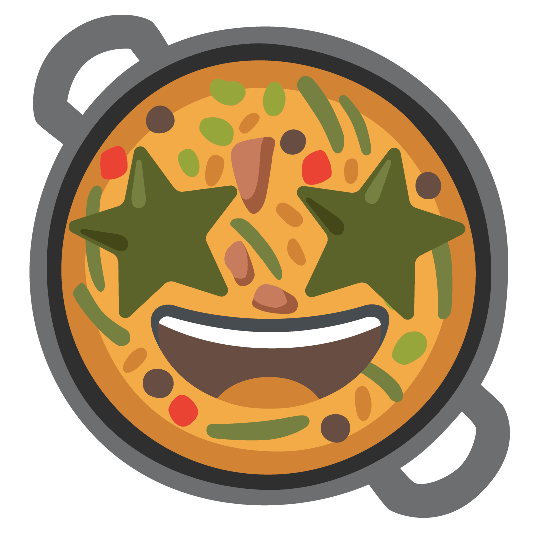 shallow pan of food star struck